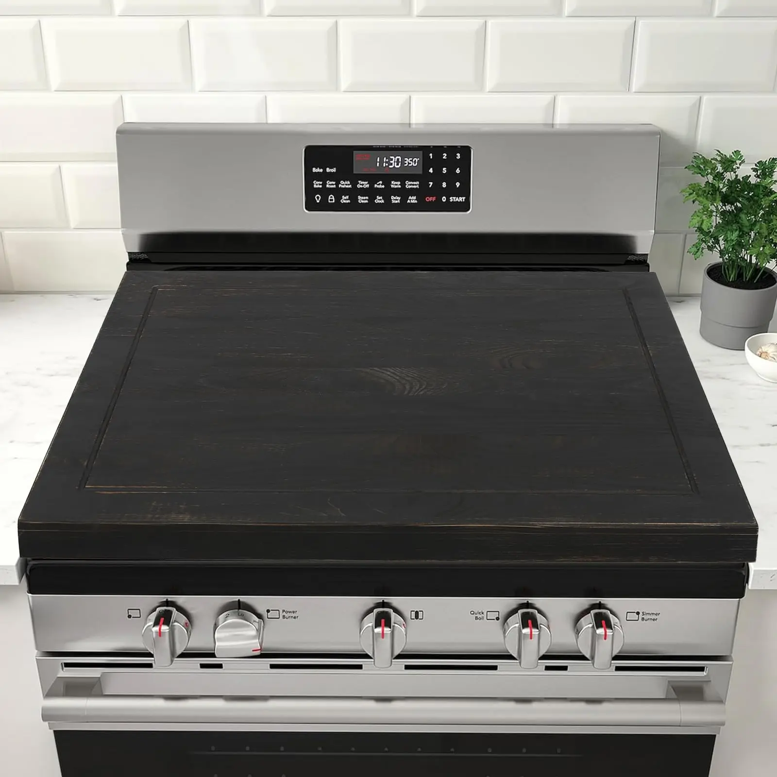 

Noodle Board Stove Cover, 30 X 22 Inch Wooden Stove Top Covers for Glasstop Stove and Electric Stove, Gas Stove Burner, Wooden S