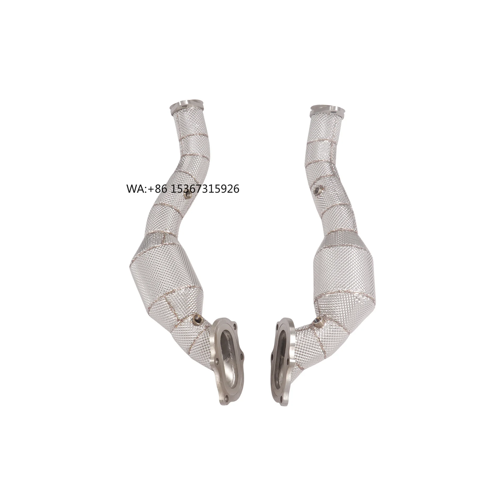 

Front Pipe with Three-way Catalyst and Heat Insulation