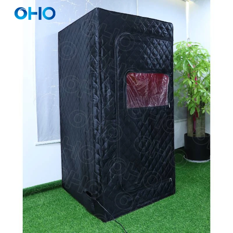 

OHO New Arrival Home Use Far Infrared Sauna Tent Portable Sauna Room Can Custom Size Logo