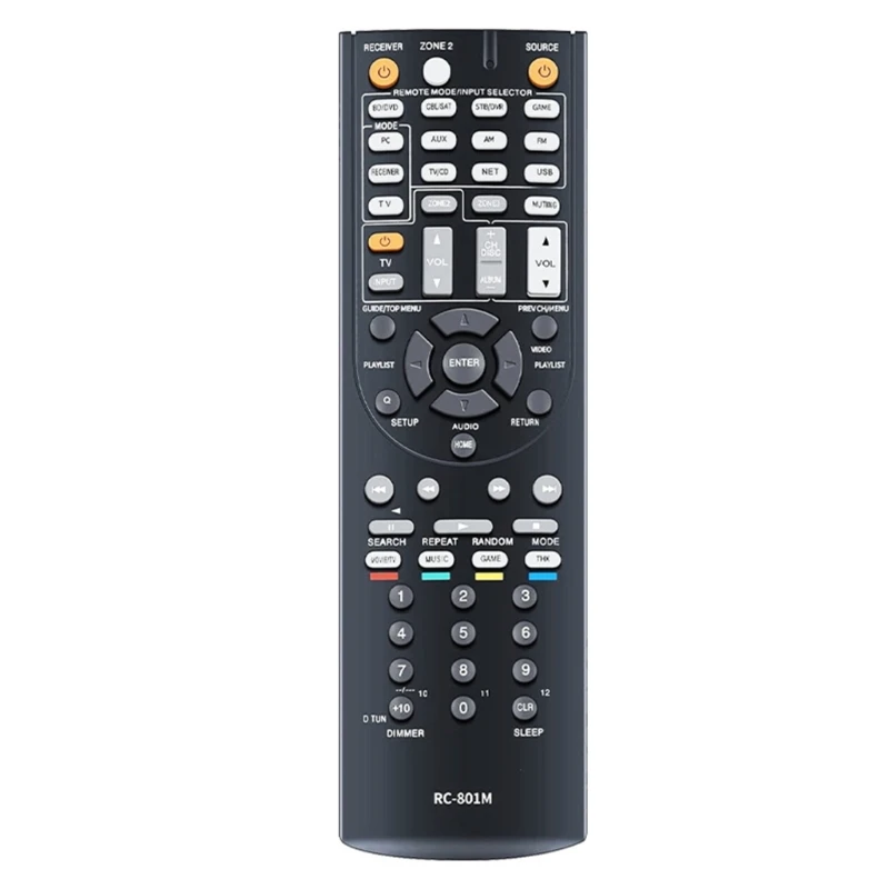 

Replacement Remote Control for RC801M HT-R690 TX-NR509 HT-R64 Receiver D46B