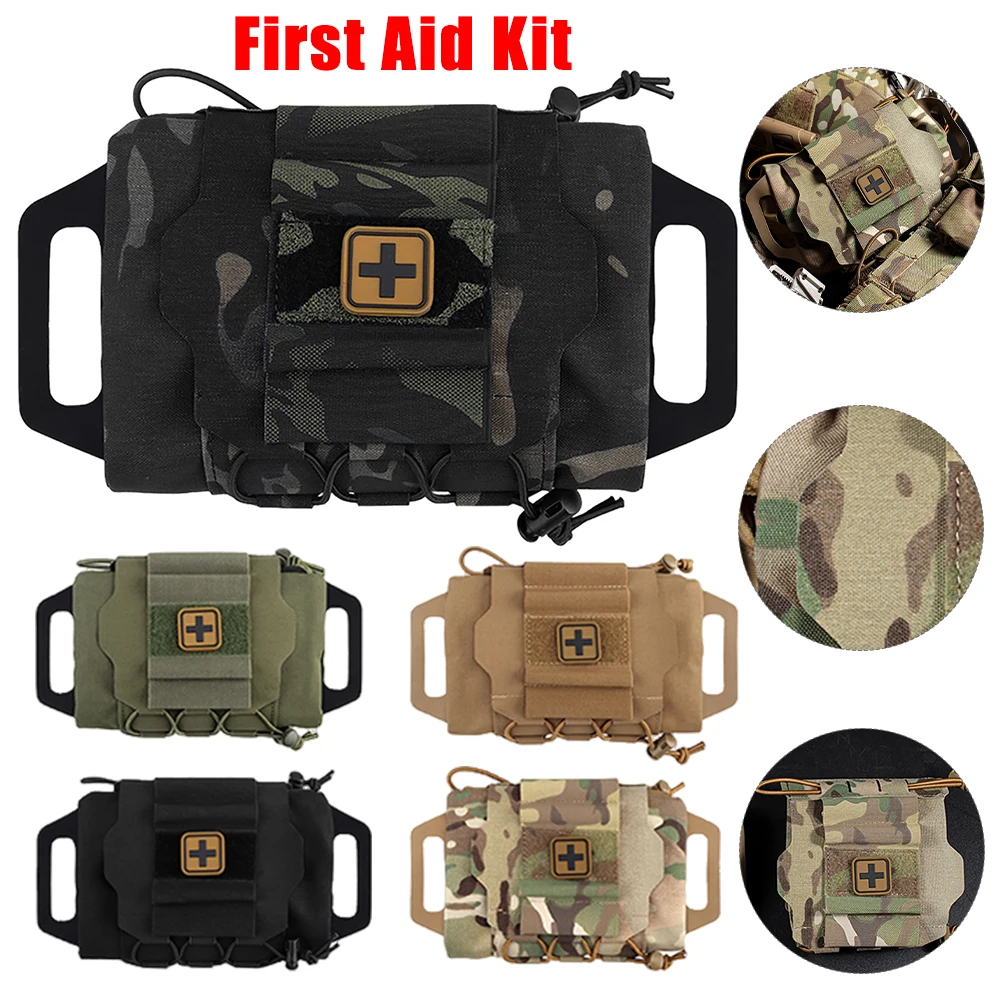 Medical First-aid Kit Survival Outdoor Hunting Bag Medical Pouch Emergency Bag for Camping Rapidly Deploy First-aid Survival Kit