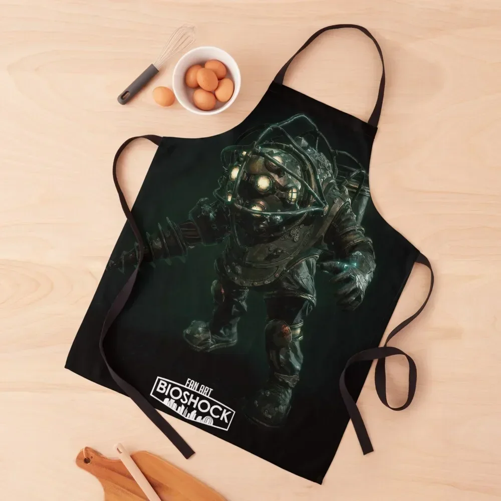 

Bioshock огромный фартук Bioshock H, униформа официанта, аксессуары для ресторана, инновационные кухонные и товары для дома, фартук
