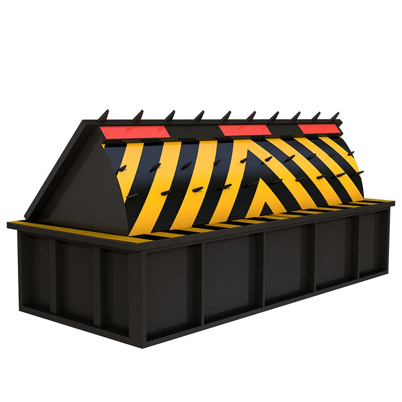 IP68 Водонепроницаемый антитеррористический автоматический гидравлический дорожный блокатор Полностью автоматический сверхмощный стоящий барьер для шоссейных дорог