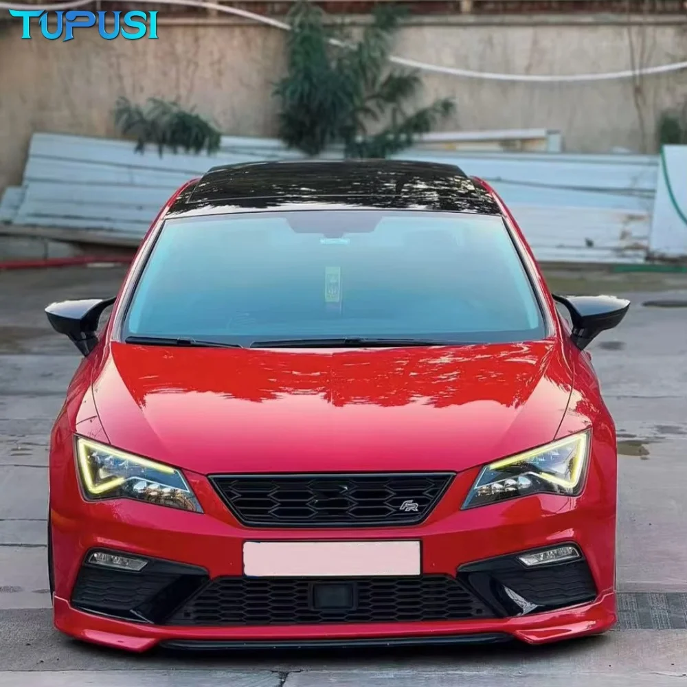 Gelbe Angel Eyes DRL-Bretter für Seat Leon MK3 Cupra Tagfahrlicht 5F0941475A 5F0941476A LED-Scheinwerfer 90112019 2217059 – Detail 2