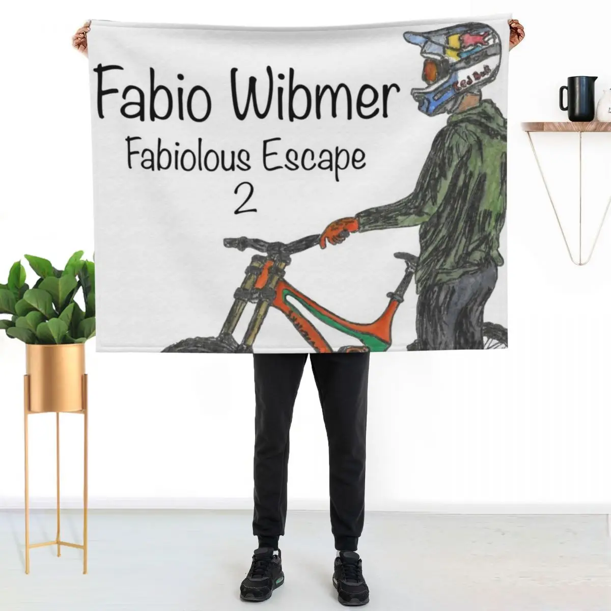 Fabio Wibmer Fabiolous Escape 2 Throw Blanket Moving Cute Plaid valentine gift ideas Shaggy Plush Sofa Throw Blankets