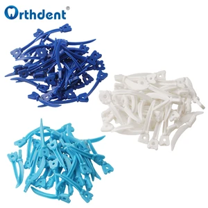 Einwegplastikfliesen mit Loch, Zahnarztprodukt, 120 pcs./s/m/l 10 Hauptverkäufe Cunha Dentistry - №5