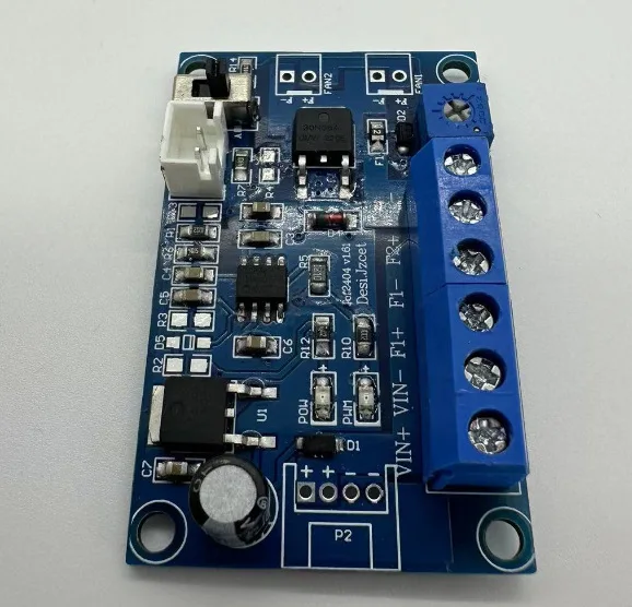 24V temperature control governor, chassis fan governor PWM speed 12V fan speed module