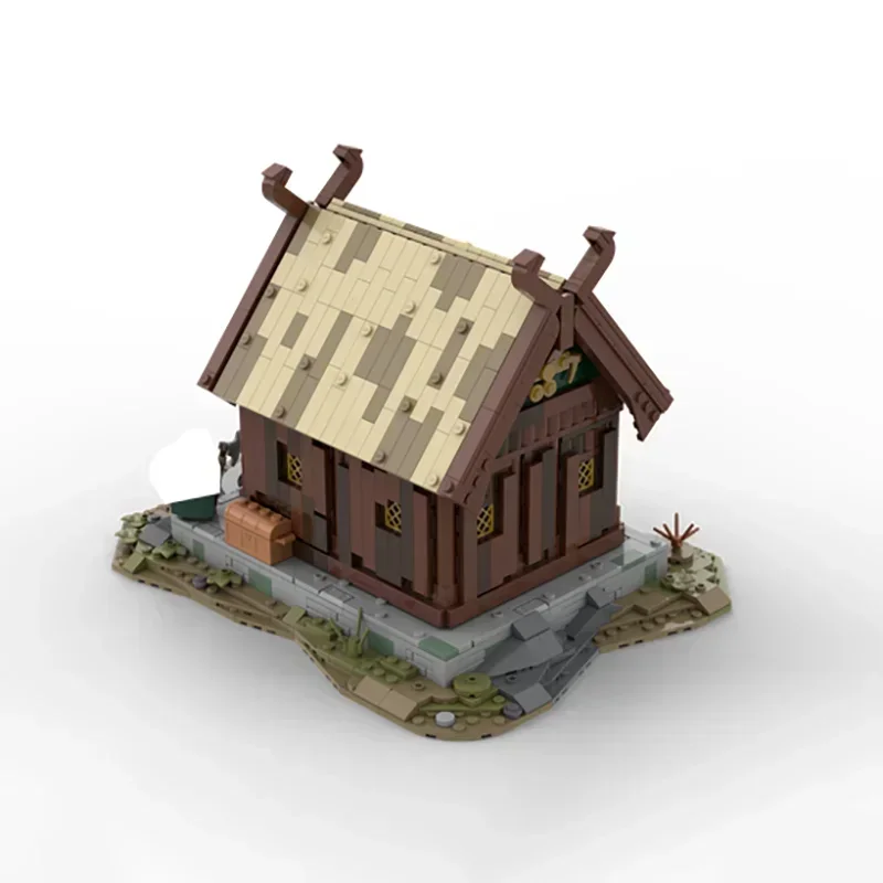 Anillos película YcMoc bloques de construcción Rohand ciudadano casa modelo tecnología ladrillos DIY el castillo de los tiempos medievales juguetes para niños