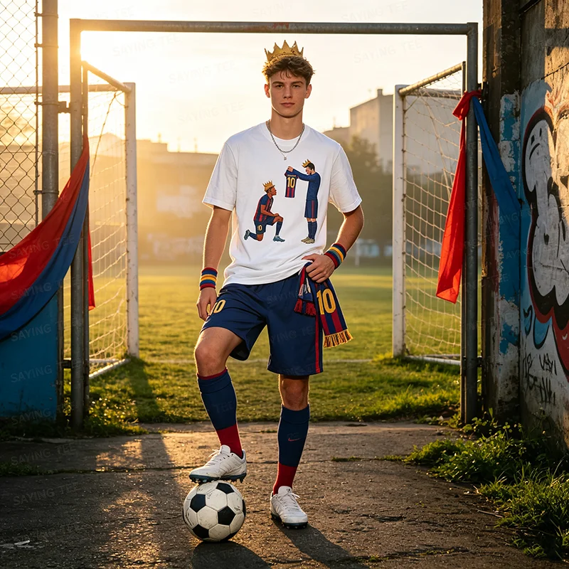 Lamine Yamal 10 Jersey Legacy Tribut Unisex T-Shirt Y2k Fußballfans Grafik-Bekleidung Neuartiges Geschenk Personalisierte Sportbekleidung T-Shirt – Detail 5