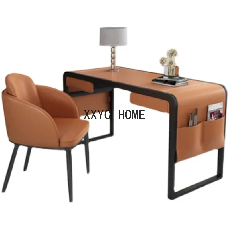 

Комплект для рабочего стола: кожаная настольная подставка, комбинированный учебный стол, письменный стол из массива дерева с выдвижным ящиком