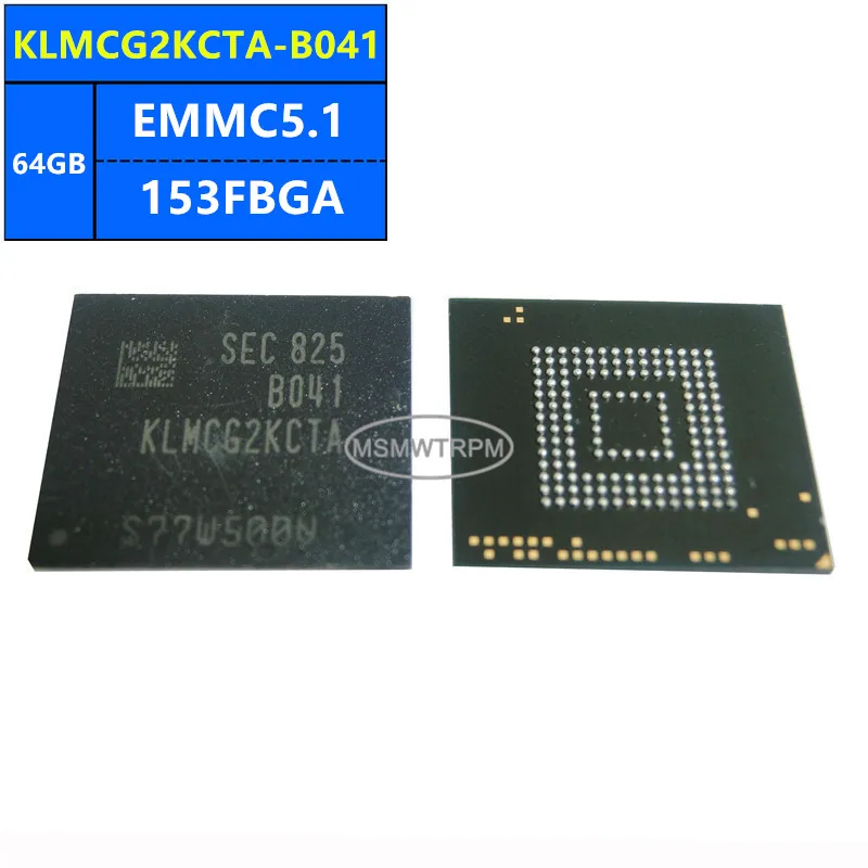 KLMCG2KCTA-B041 KLMCG8GEND-B041 KLMCG4JETD-B041 EMMC5.1 64GB 153FBGA Memory Chip IC Electronic Components New Original