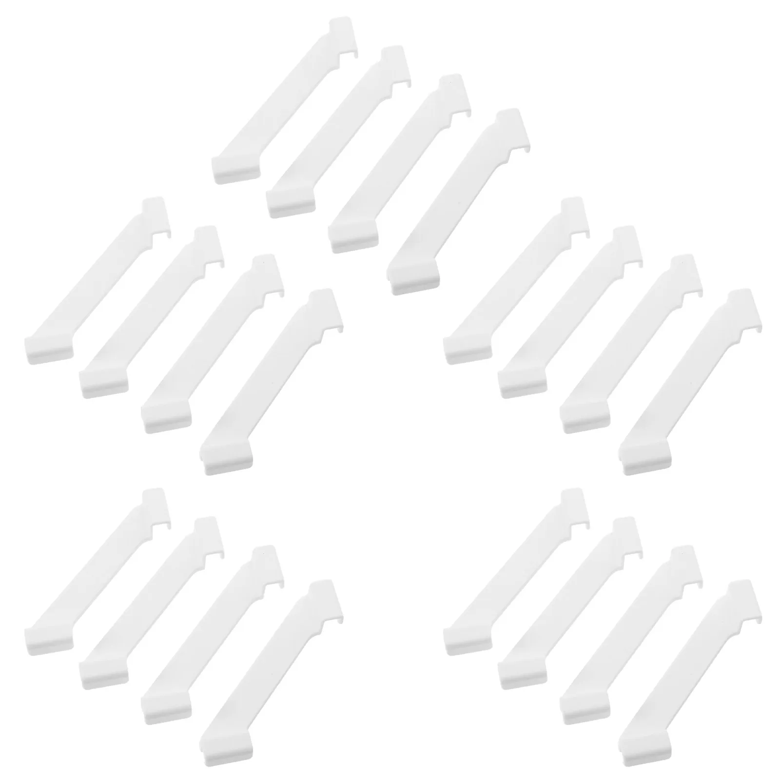 20Pcs Storage Box Stacking Aid Plastic Bin Stackers Round Corner Clips Kitchen Bedroom Dormitory Organizer Stackable Bin Support