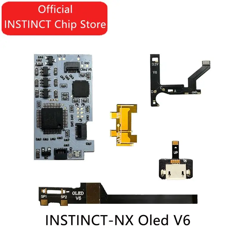 New Hwfly Oled 4th Generation V4 V5 INSTINCT V6 Chip Support Oled Console Upgradable and Flashable Original Official Wholesale