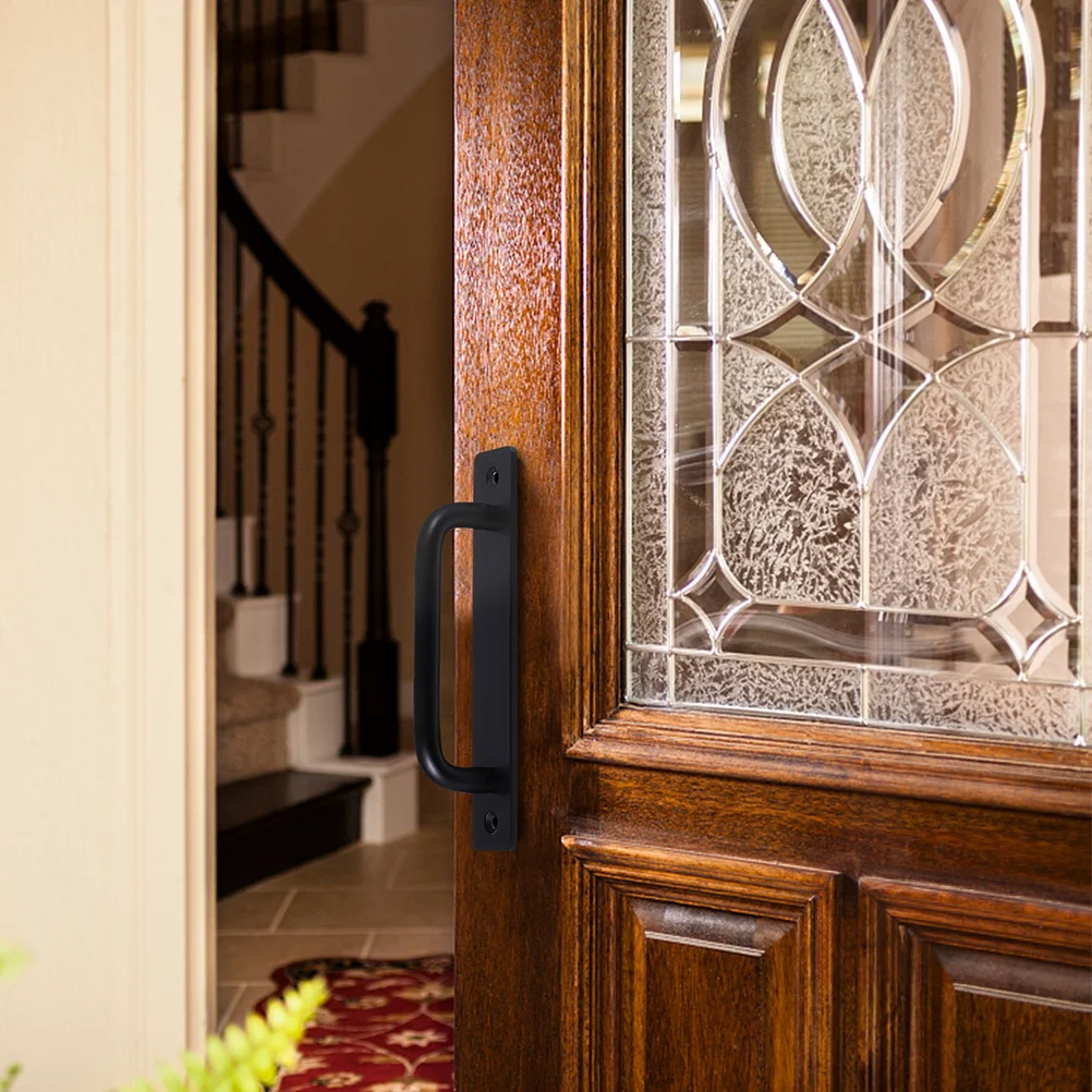 

2Pcs Barn Door Handle Aluminum Alloy Pulls Minimalist Design for Garage Granary Warehouse Doors Durable Practical