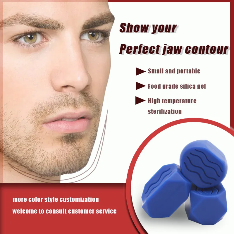 Silicone Large Jaw Exerciser Facial Shaper Trainer 3 Resistance Levels Jaw Gum