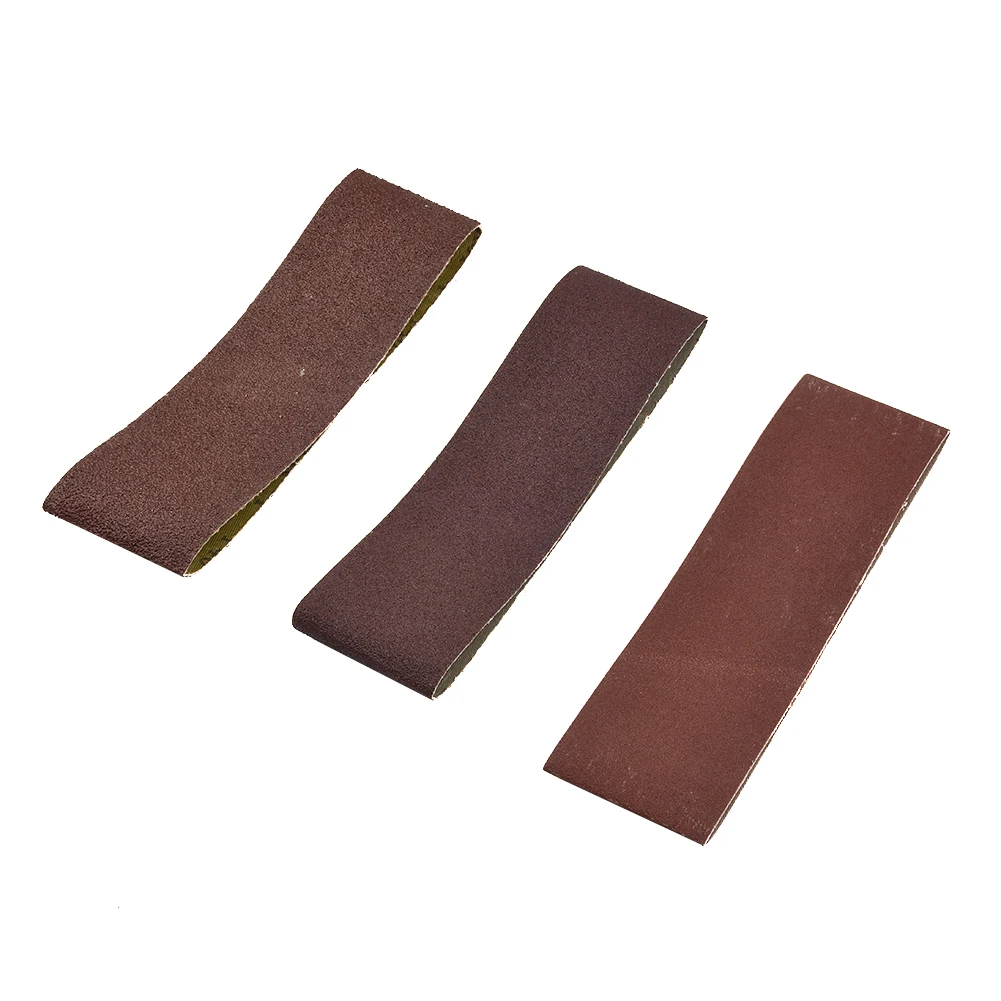 Accessories Sanding Belt Kit Sandpaper Supplies Tool Abrasive Alumina Equipment Grinding Polishing 3pcs 40/80/120 grit