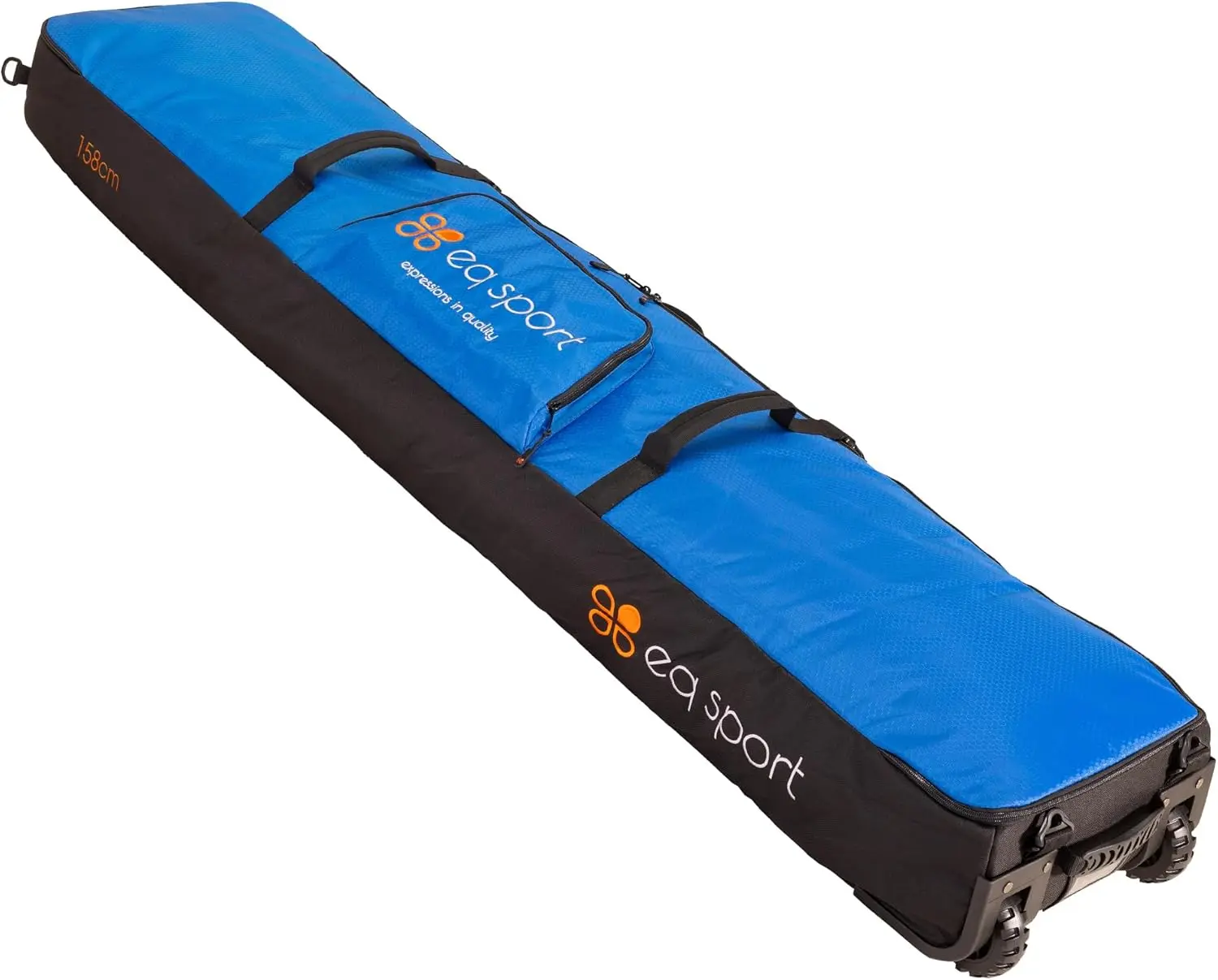 Rolling Snowboard Bag com rodas, totalmente acolchoado, durável e impermeável, Air Tra