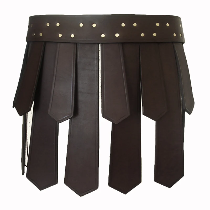 Ancient Roman Legion Gladiator Battle Belt Skirt Men Women Steampunk PU Leather Armor Medieval Greek LARP Cosplay Costume view 6