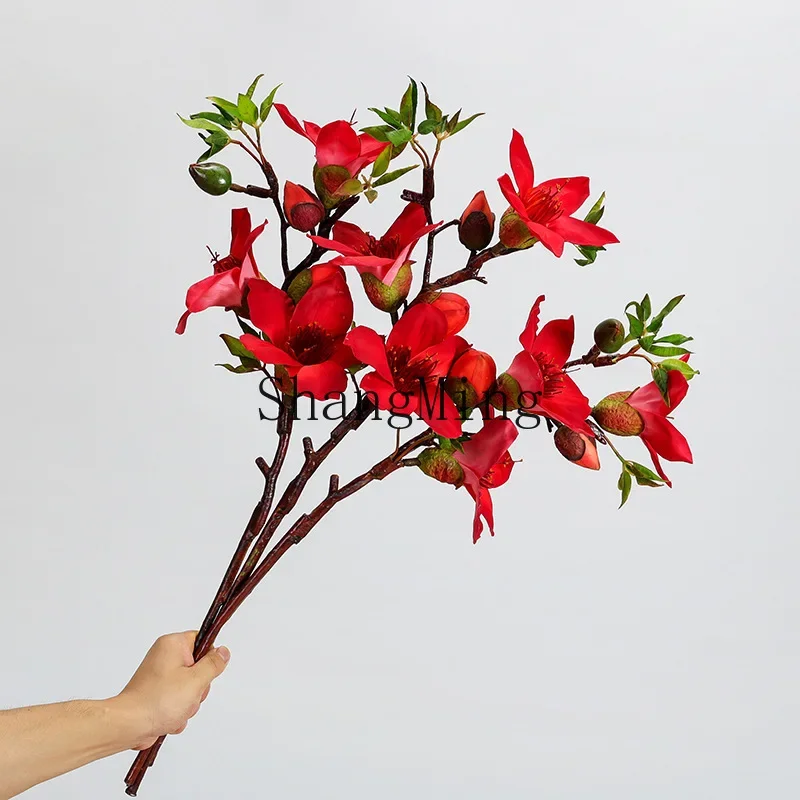 

CLL twig simulation kapok Panzhihua high-end floral soft decoration landscaping decoration
