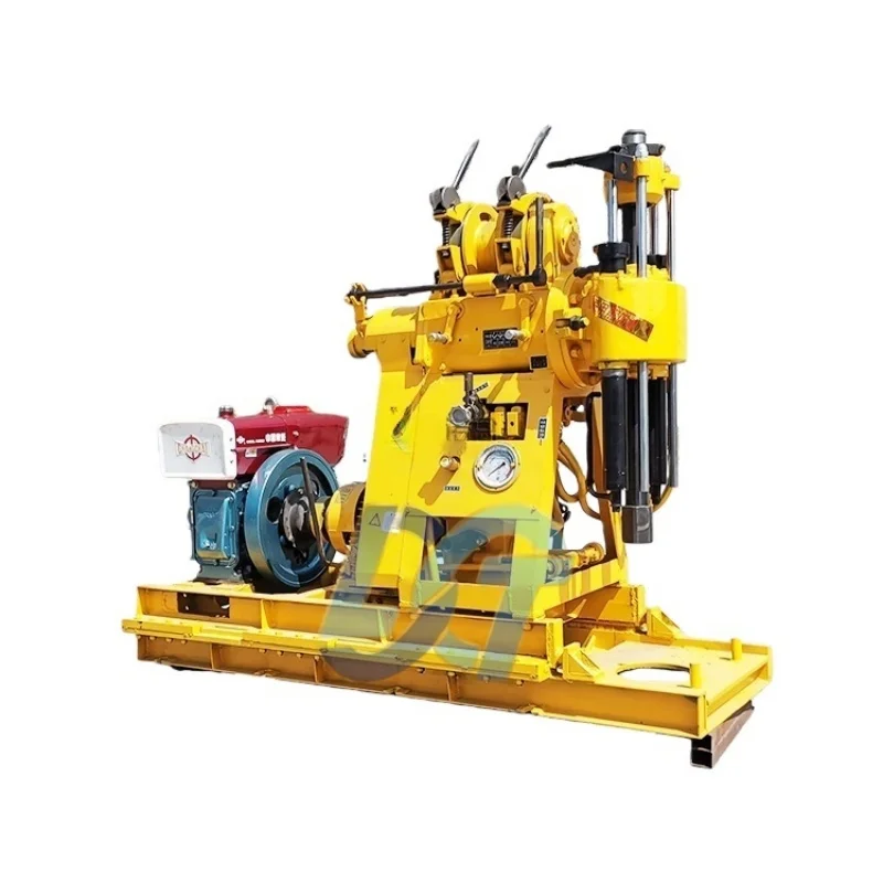 Integrated Blasthole Surface Crawler Mounted Drill Rig for Geological Studies DTH Rock Drill Machine Engine Mine Drilling