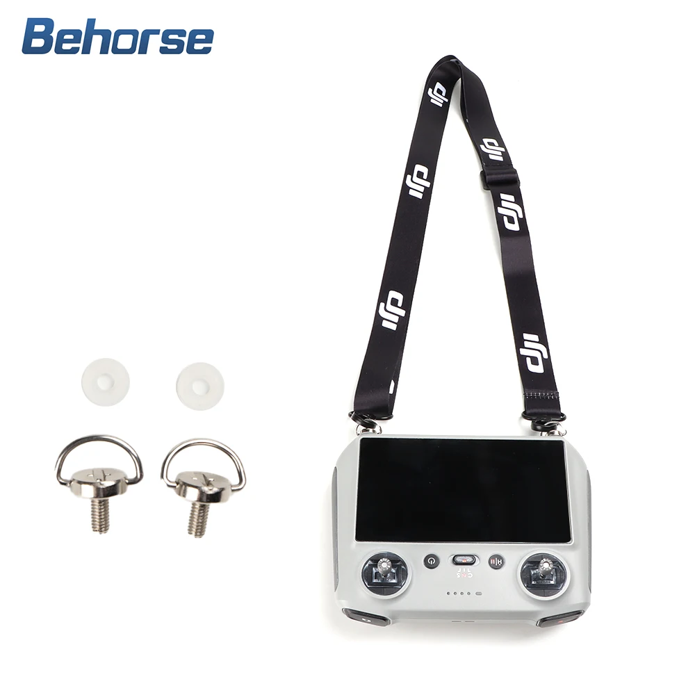 Cordão para dji rc2/rc/rc pro, alça de pescoço ajustável para controle remoto dji air 3s/neo/mavic 3/mini 3/air 2s, acessórios para drones