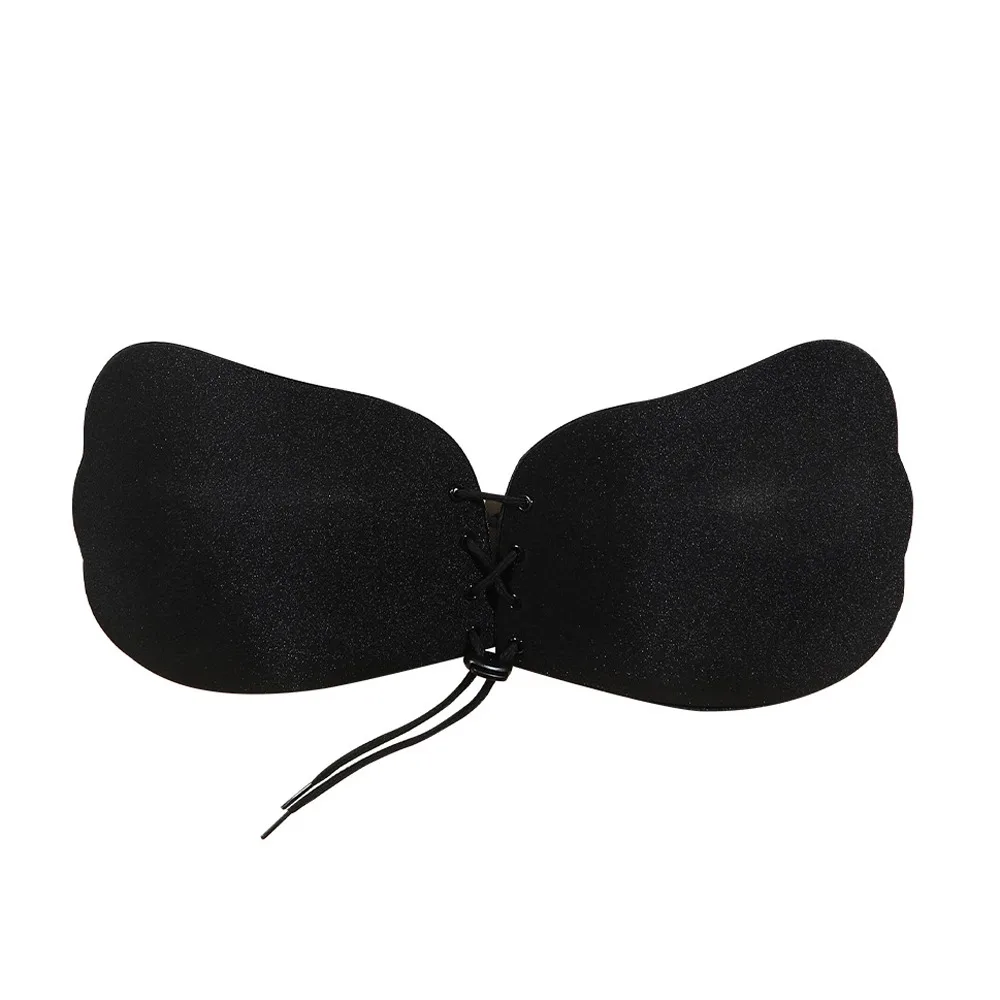 

Comfortable Seamless Adhesive Stick Bra Invisible Thin Push Up Bras Silicone Breast Patch for Daily, Wedding Dress