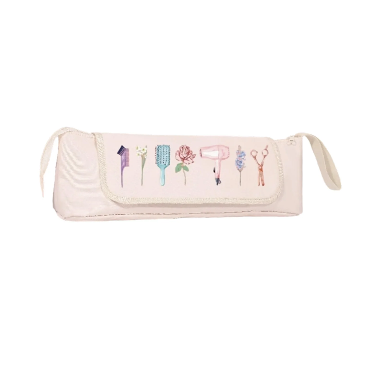 Polyester Hair Tool Travel Bag Organizes Straightener Curling Iron Divided Case Simplifies Hair Main Functions