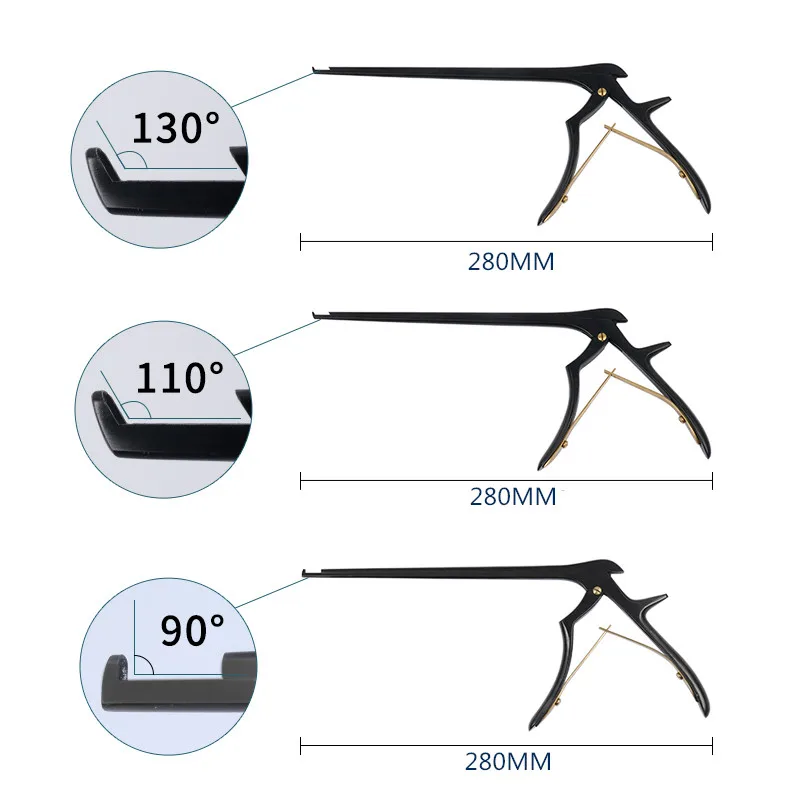 Kerrison Rongeur in Black 90 /110 degree 280mm long Veterinary orthopedics instrument