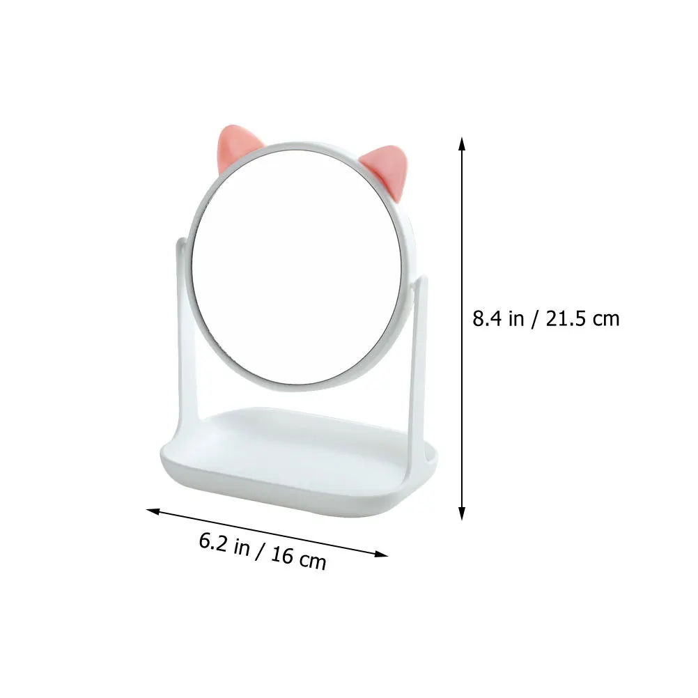 Supplies Mirror Women Vanity Multifunctional Cosmetics Makeup Desktop