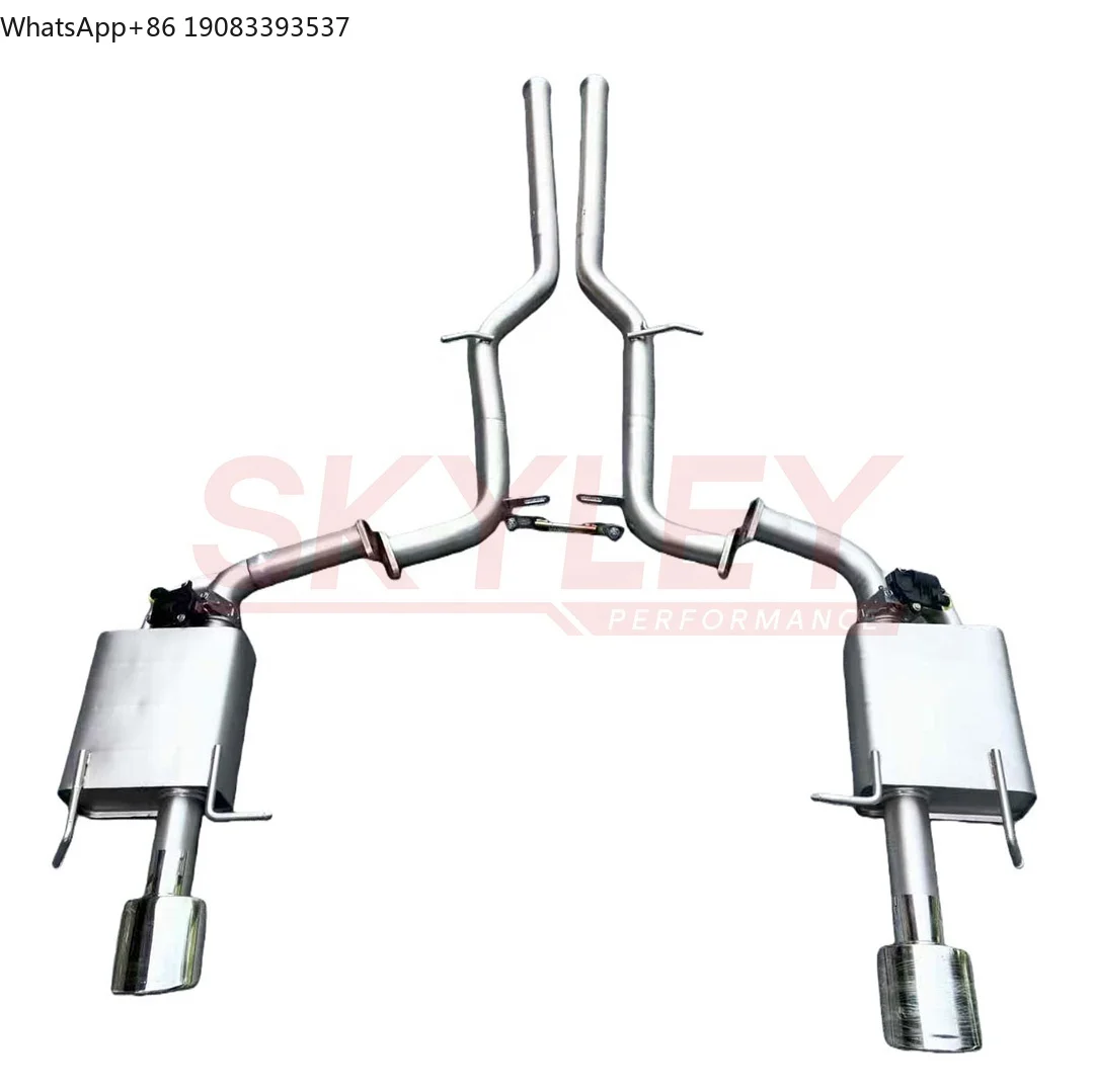 

Ss304 Valvetronic Exhaust Pipe for Mercedes-Benz C280 C300 W204 3.0 2007-2014 Sport Catback Exhaust Muffler Custom Mid Pipe