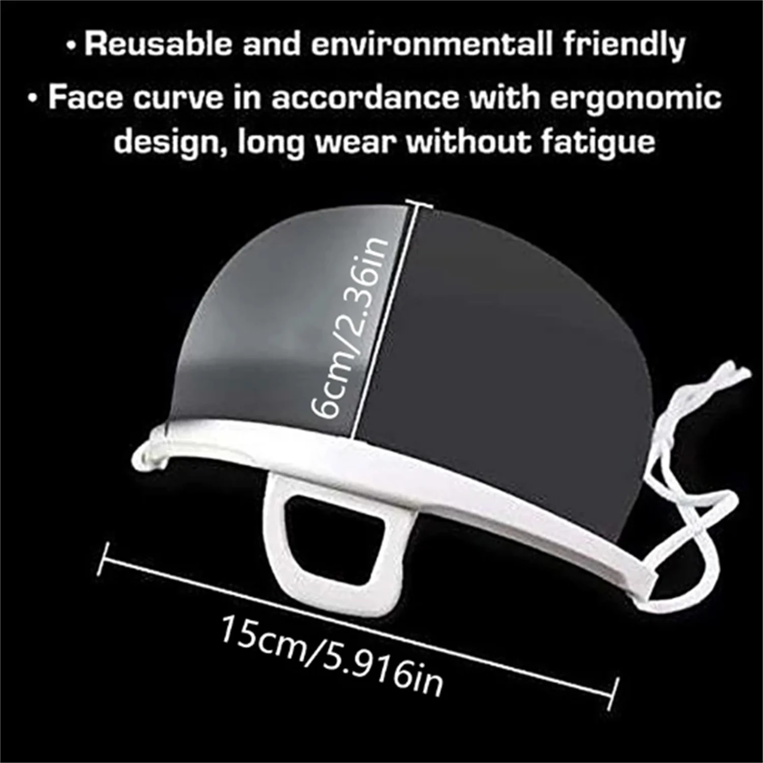 5/10/20Pcs Reusable Transparent Anti-fog Mask Shield Cover Restaurant School Plastic Anti-saliva Mouth Shield Beauty Tattoo