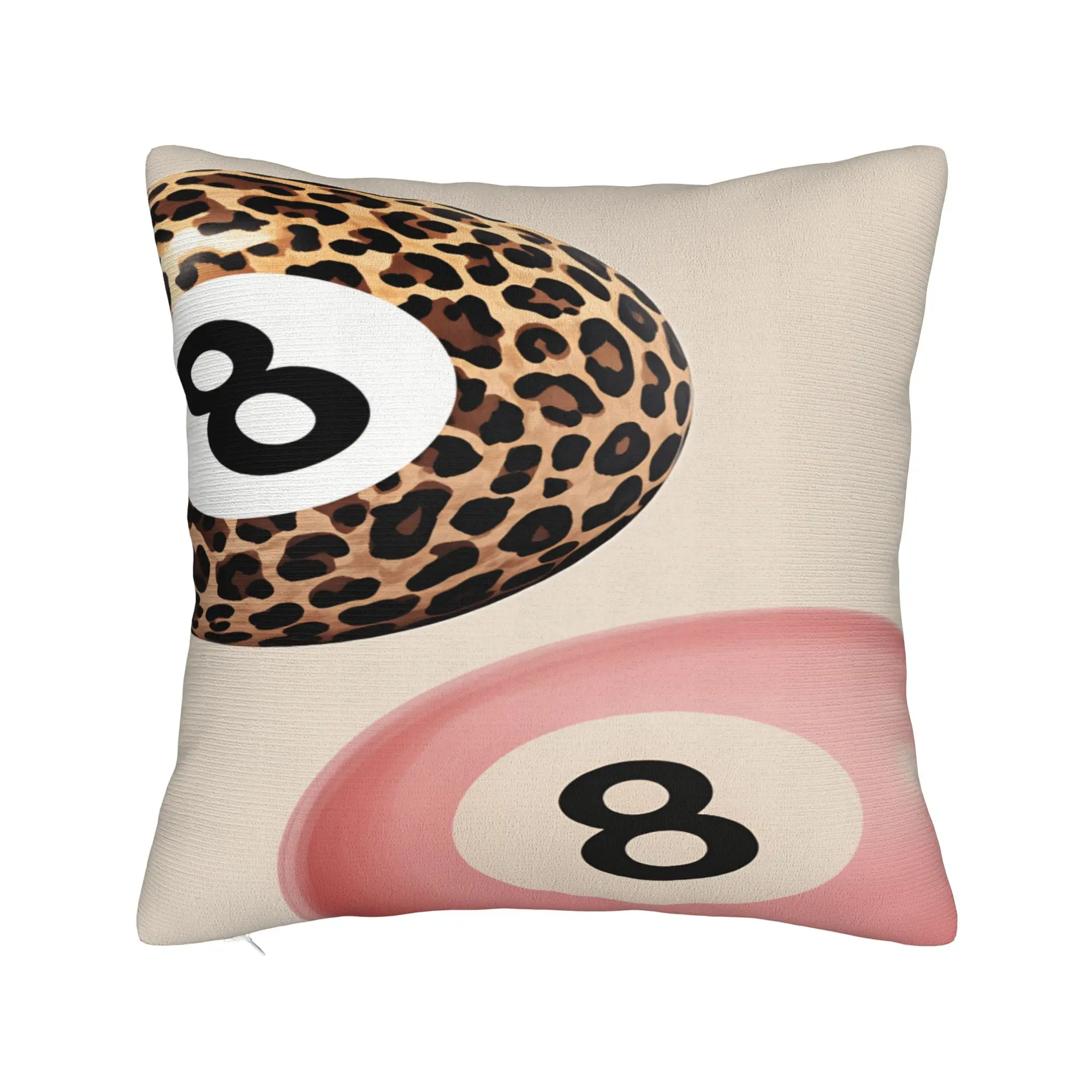 Leopard & Card Print Pillowcases  Morden Pillow Case For Sofa Bedroom Home Decor Soft Pillow Cover