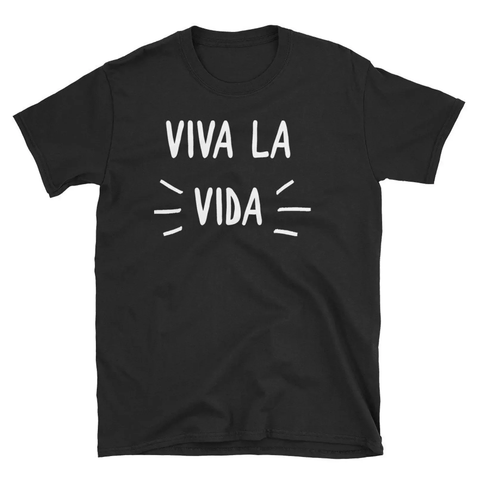 Viva La Vida T Shirt Spanish Motivational Adult Clothing vintage Washed Casual Stylish Stretched fashion graphic Slightly