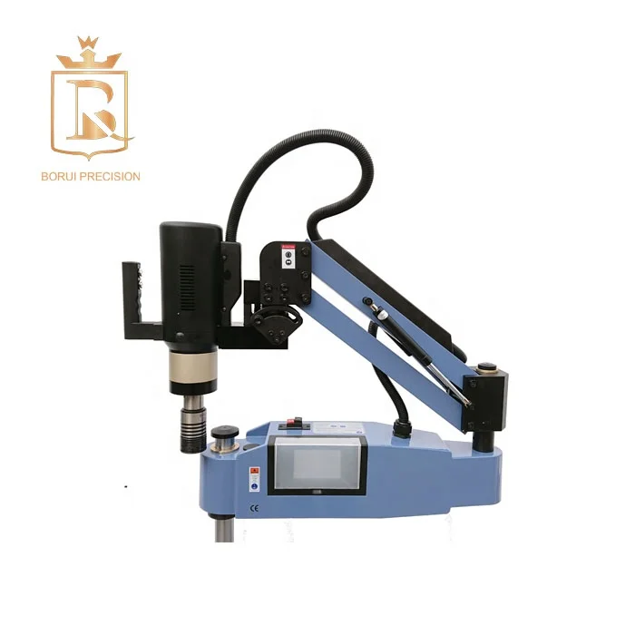 M6-M36 CNC Servo Flexible Arm Vertical Horizontle 360 Degree Electric Threading Tapping Machine