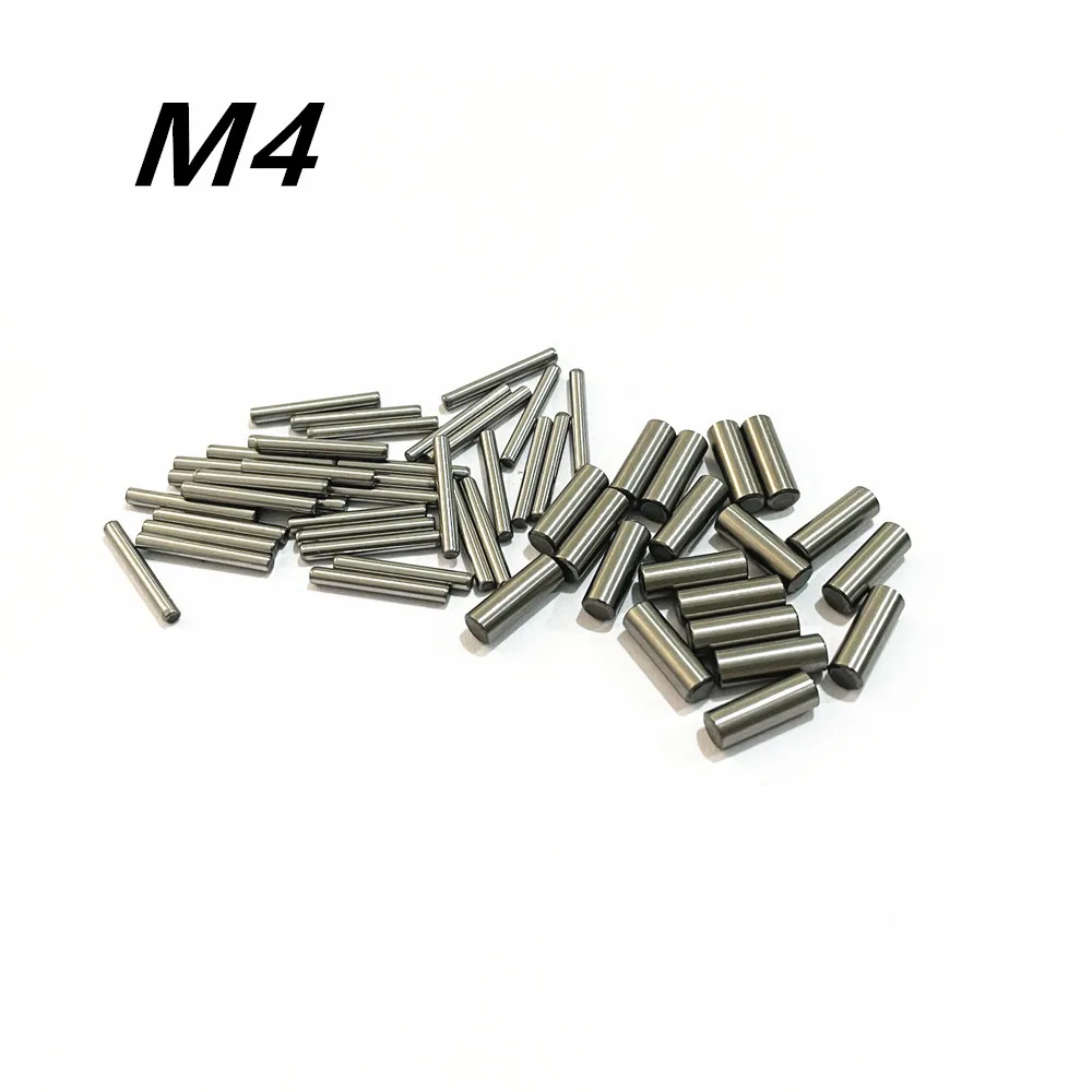 M4 Bearing Steel Cylindrical Locating Pins Needle Roller Thimble Length 4*3 4 5 6 7 8 10 12 14 - 60mm