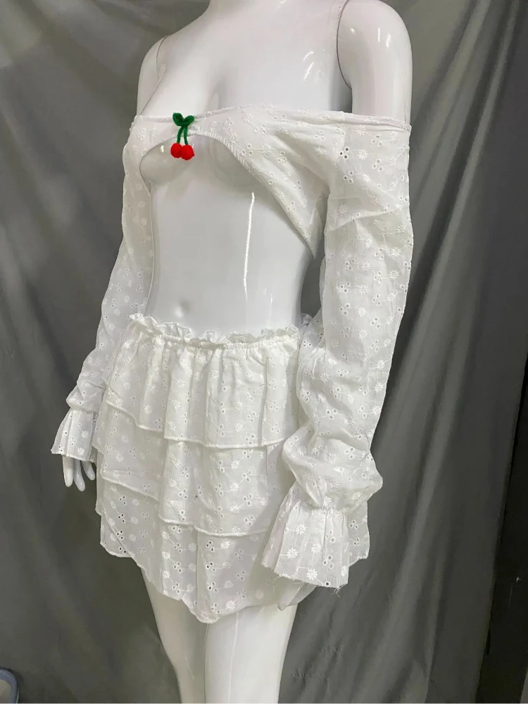 Summer new suit vest off shoulder high waist pleated skirt two-piece set, temperament slimming short skirt