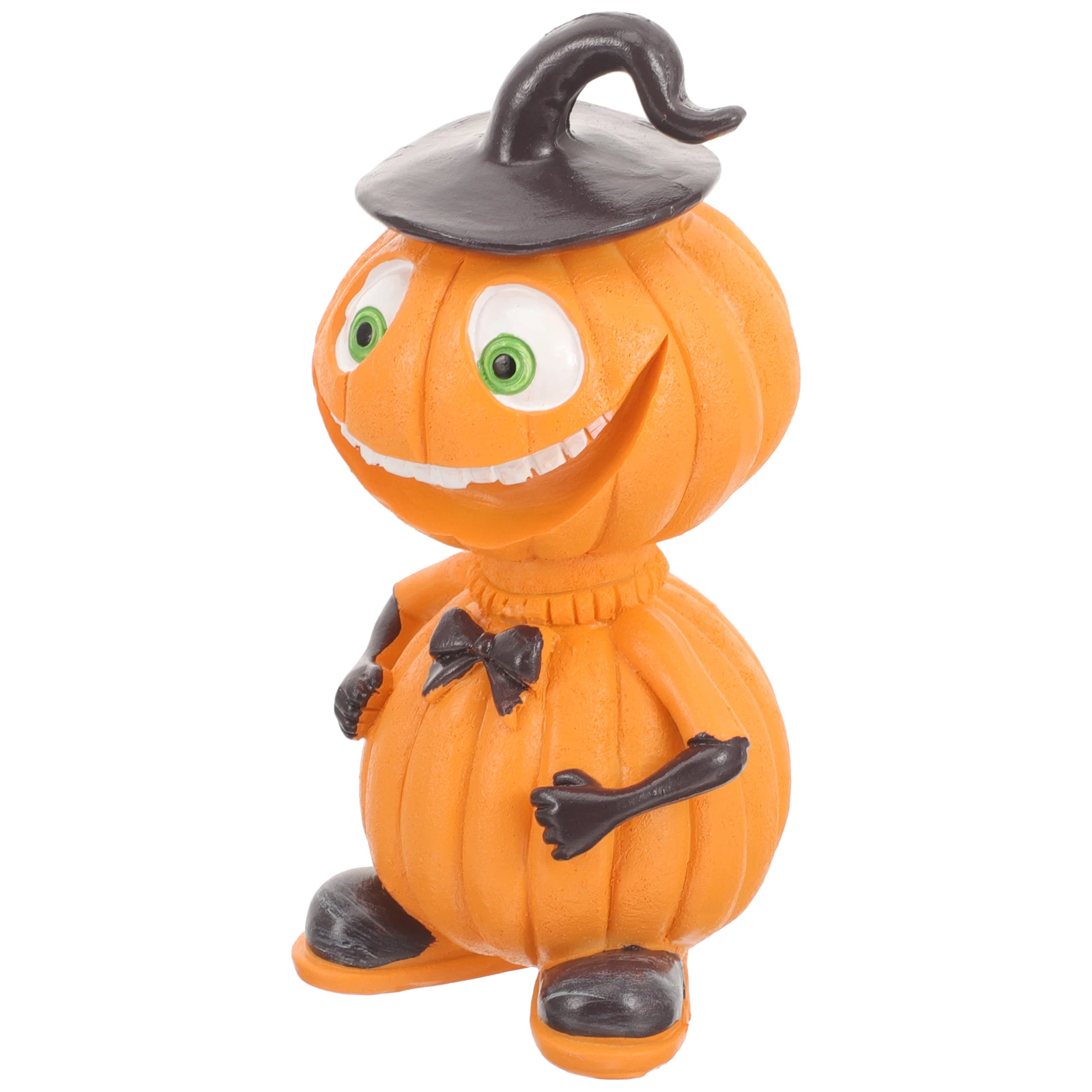 

Pumpkin Man Decorations Figurine Halloween Desk Statue for Garden Themed Table Resin Props