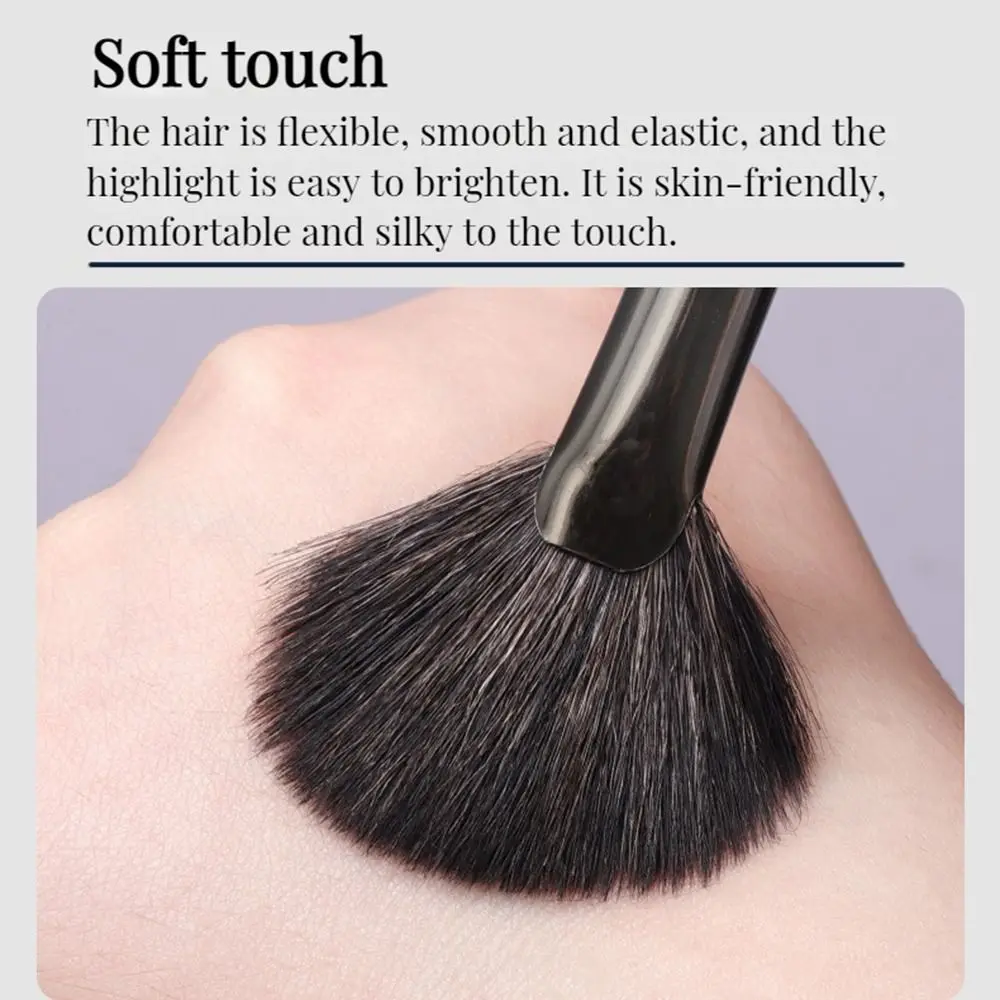 Goat Hair Women Contour Brush Cosmetic V Face Partial Maquillaje Blush Brush Loose Powder Brush Makeup Brush Highlighter Brush