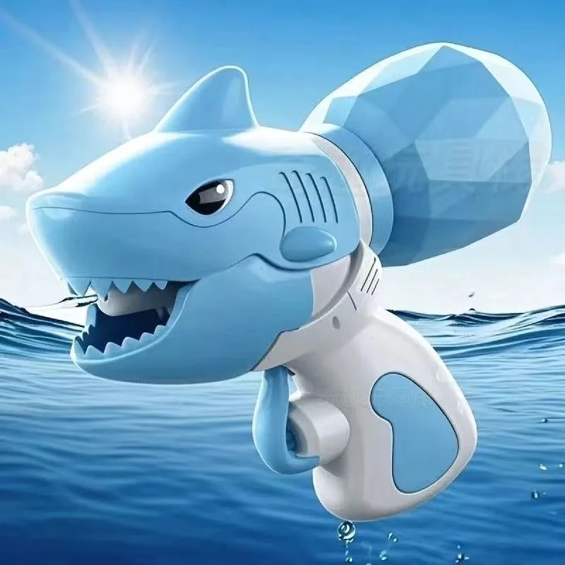 Mini dinosauro squalo pistola ad acqua piscina estiva giocattoli da spiaggia pistola giocattolo per bambini spruzzi d'acqua festival pistola ad acqua spray