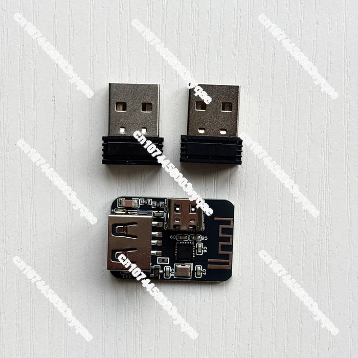 For Computers and Cell Phones Wired Keyboard to Wireless 2.4g Keyboard Converter Multi-Device Simultaneous Control of Multiple
