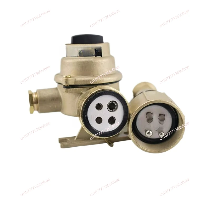 Marine Copper with Switch Socket CZKH101-5 Copper Watertight Plug CTH101-5 Waterproof