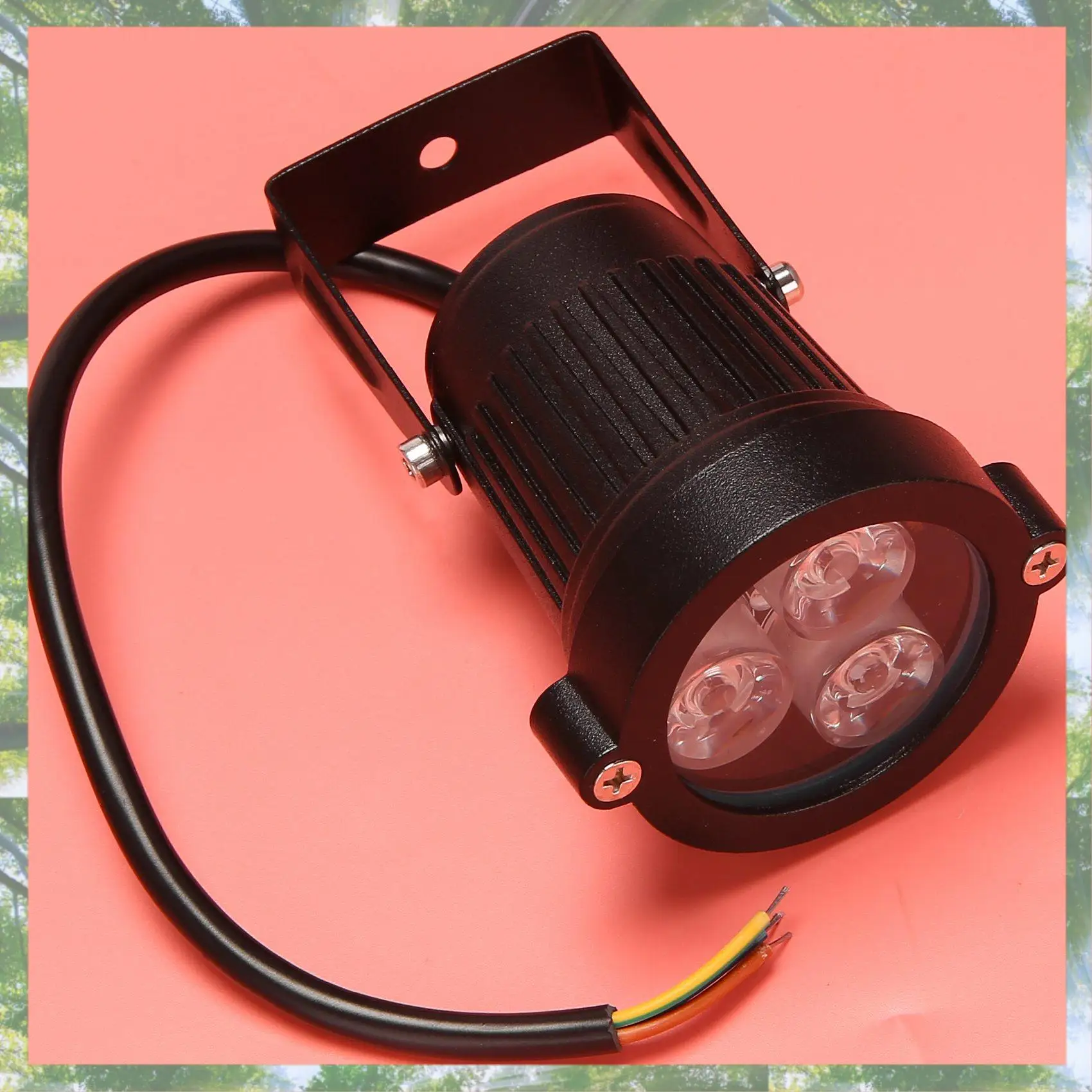 2025 Trend 4Pcs LED Garden Lights 3W 220V Outdoor Spotlight With Spike IP65 Waterproof Garden Landscape Decorative Lamp Green