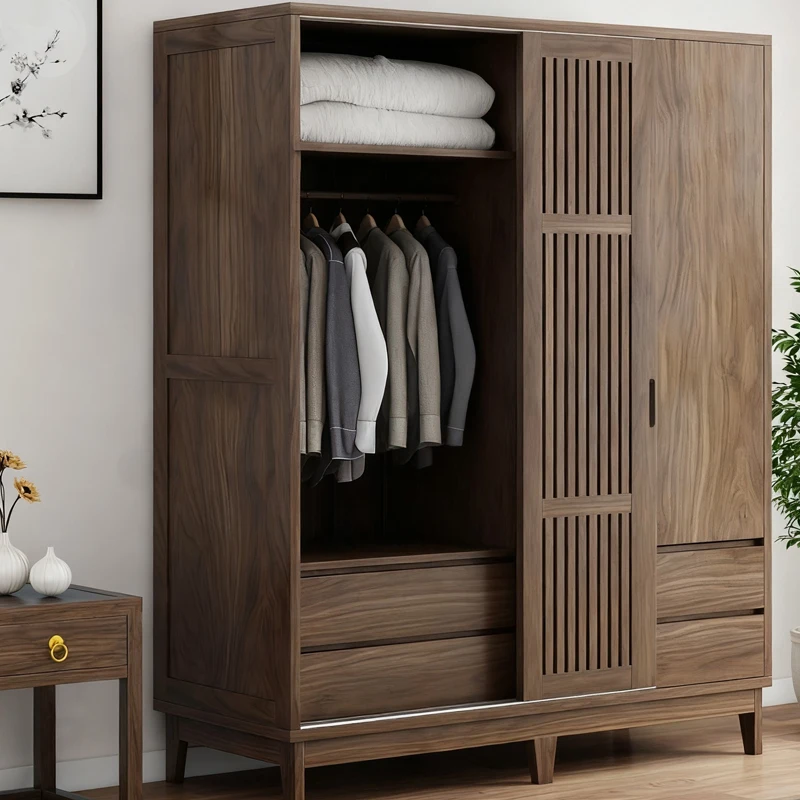 

Hanging Clothes Adults Wardrobes Sliding Doors Storage Clothes Closet Cupboard Space Saving Ropero De Madera Furniture Home