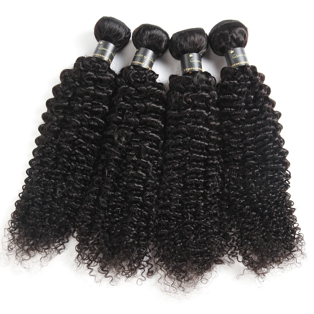 Malaysian Afro Kinky Curly Bundles Deep Curly Hair Extensions Wet and Wavy Curly Hair Bundles 100% Human Hair Bundles 2-28INCH