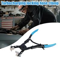 Car Turbocharger Locking Hose Clamp Pliers Locking Quick-Release Straight Throat Clamp Pliers Circlip Pliers Auto Repair Tool