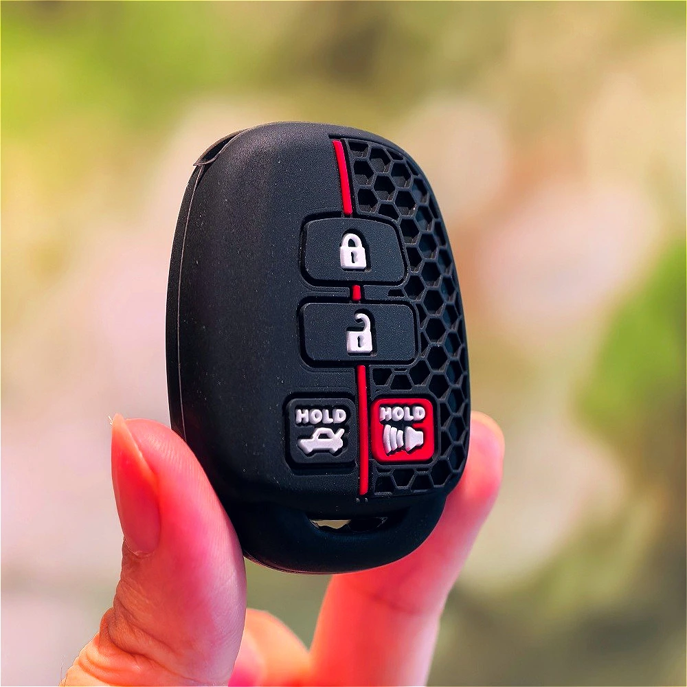 

4 Button Silicone Car Key Case Cover for Toyota Prius RAV4 Camry Corolla 2014 2015 2016 2017 Shell Fob Bag Protector Accessories