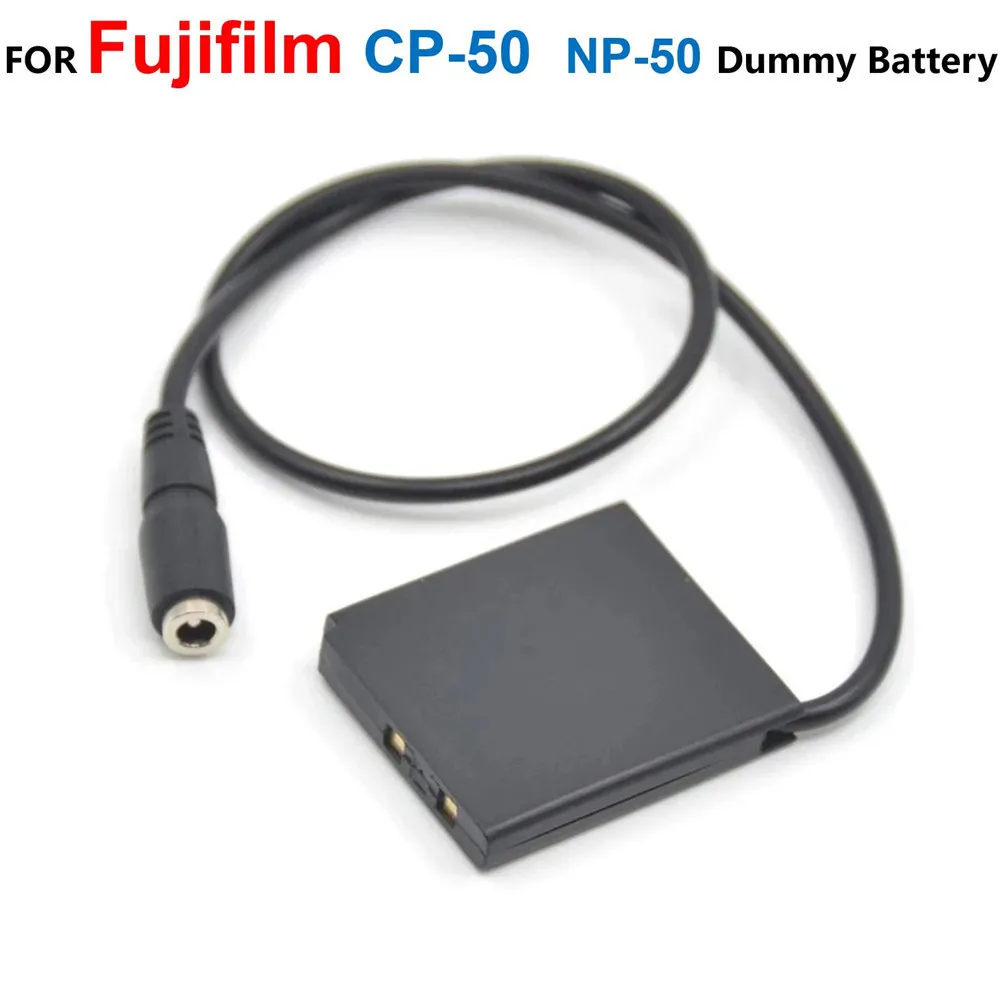 NP50 NP-50 Fake Battery CP-50 CP50 DC Coupler Power Adapter Supply For Fujifilm FinePix F300EXR F500EXR F700EXR X10 XP100 XP150