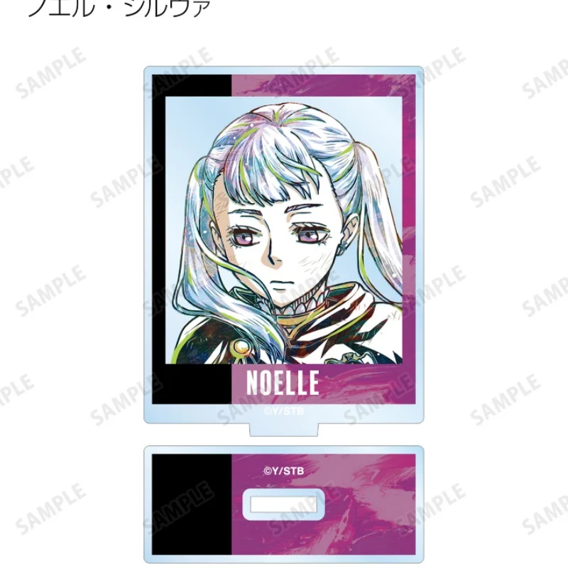 Anime Black Clover Asta Yuno rectangle Acrylic Figure Stand Model Plate Keychains Desktop Ornament Festivals Gifts view 5