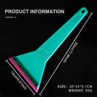 New Windshield Cleaning Squeegee Soft Rubber Blade Long Handle Shovel Snow Scraper Bulldozer Car Window Film Water Removal Tools