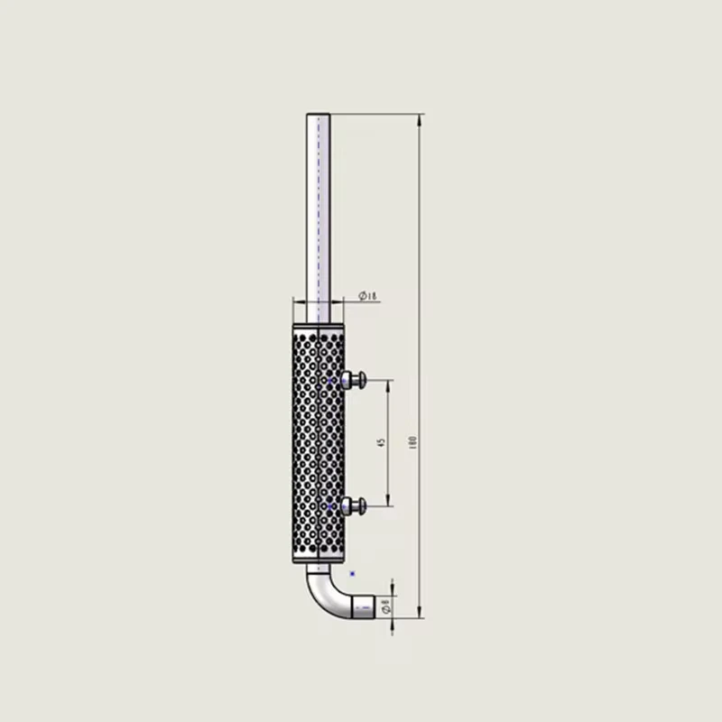 1/14 metalowa rura wydechowa komina LESU dla RC TAMIYA King Hauler Grand Hauler Globe Liner ciągnik siodłowy RC akcesoria do modeli samochodów